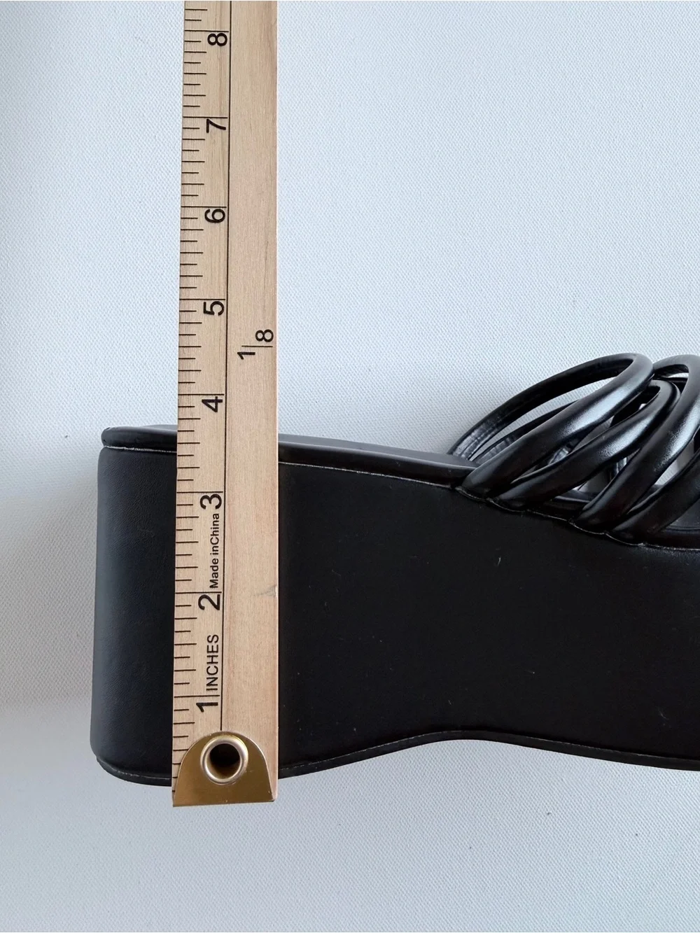 Z_Code_Z Yuli Black Platform Strappy Slide Sandals Y2K Size 7